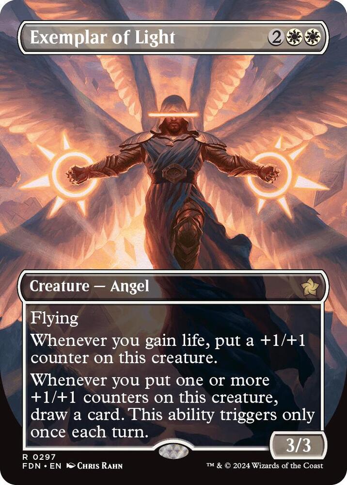 Exemplar of Light (Borderless) - Foundations (FDN) NM *FOIL*