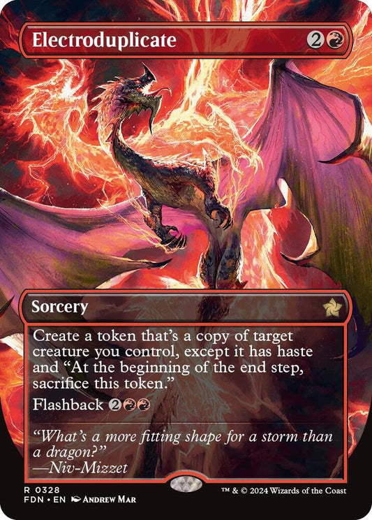 Electroduplicate (Borderless) - Foundations (FDN) NM *FOIL*
