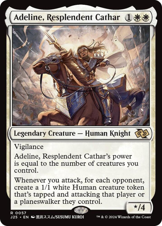 Adeline, Resplendent Cathar (Anime) - Foundations Jumpstart (J25) NM