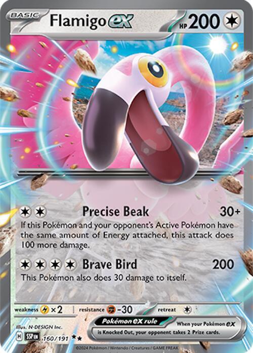 Flamigo ex - SV08: Surging Sparks (SSP) NM *FOIL*