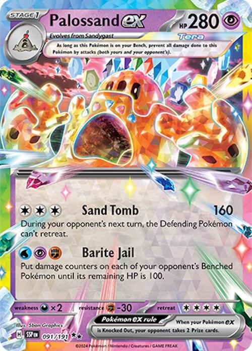Palossand ex - 091/191 - SV08: Surging Sparks (SSP) NM