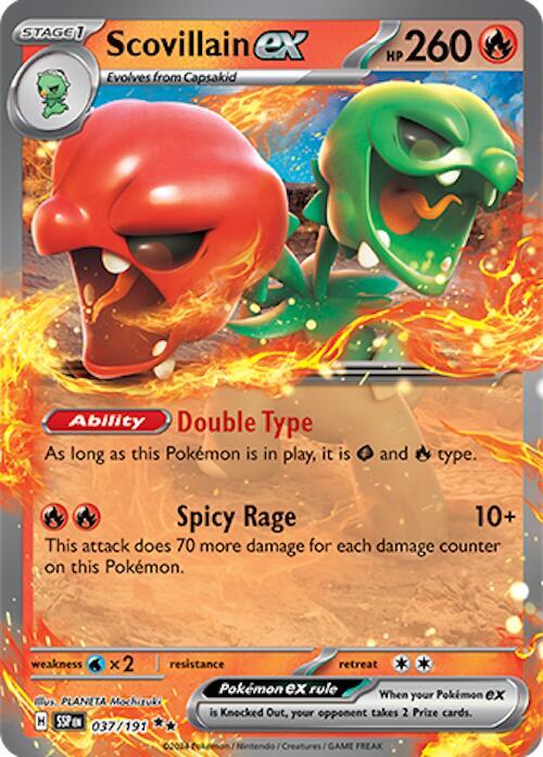Scovillain ex - 037/191 - SV08: Surging Sparks (SSP) NM *FOIL*