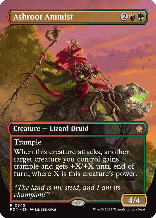 Ashroot Animist (Borderless) - Foundations (FDN)