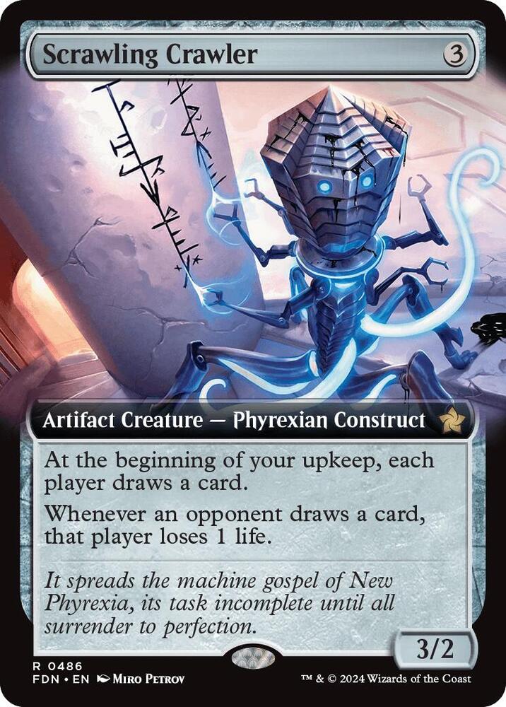Scrawling Crawler (Extended Art) - Foundations (FDN) NM