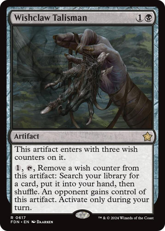 Wishclaw Talisman - Foundations (FDN) NM