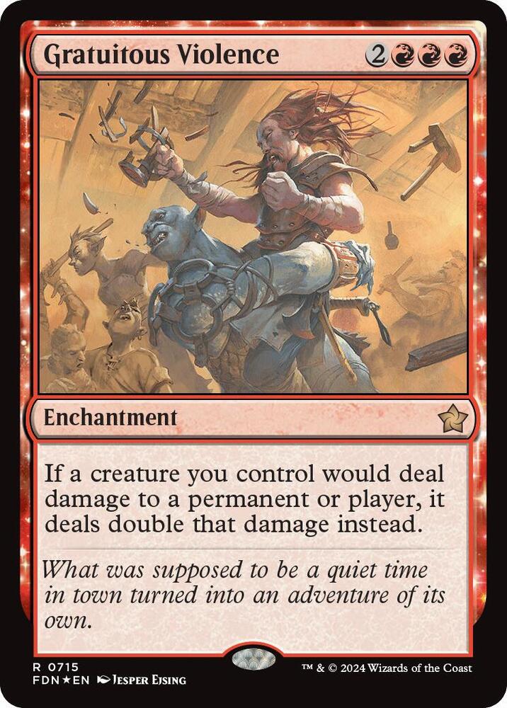 Gratuitous Violence - Foundations (FDN) NM *FOIL*