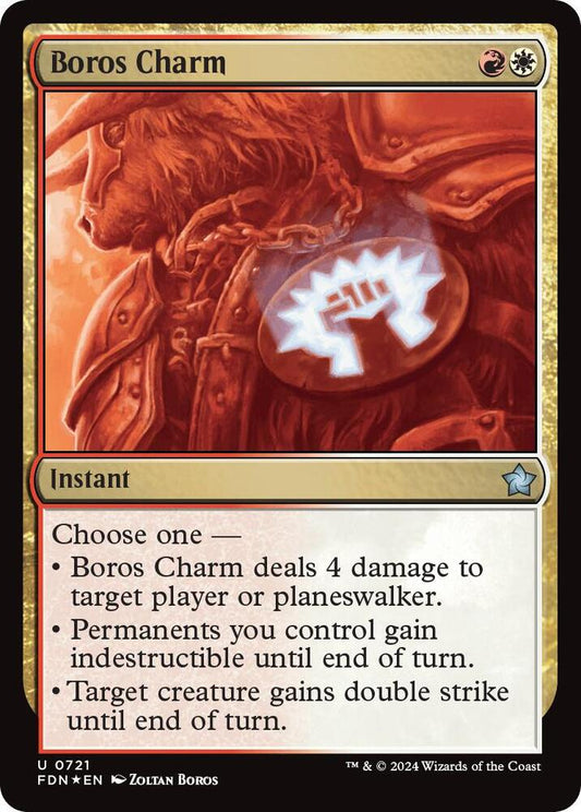 Boros Charm - Foundations (FDN) NM *FOIL*