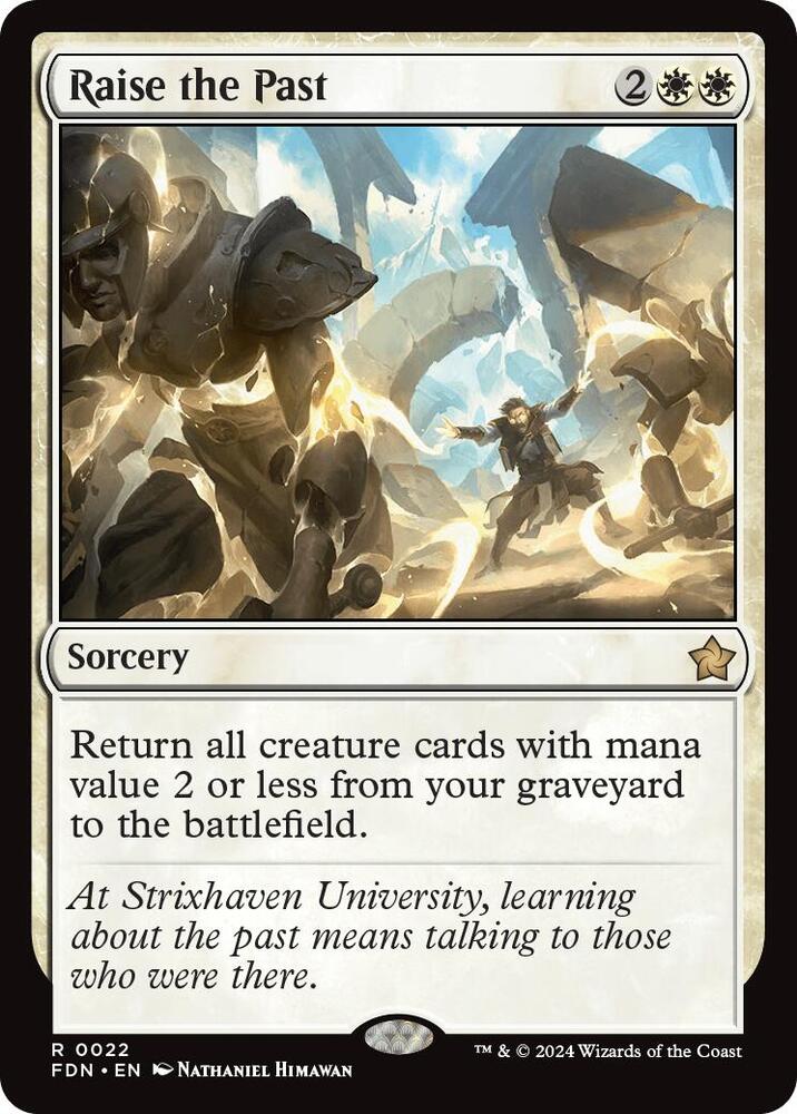 Raise the Past - Foundations (FDN) NM