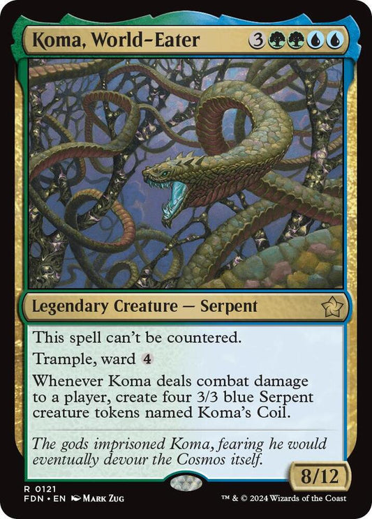 Koma, World-Eater - Foundations (FDN) NM *FOIL*