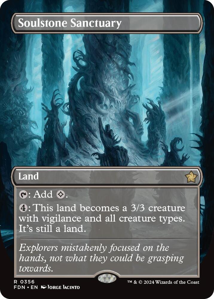 Soulstone Sanctuary (Borderless) - Foundations (FDN) NM