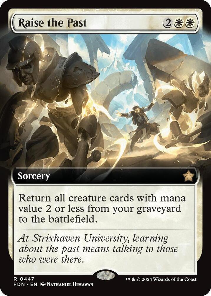 Raise the Past (Extended Art) - Foundations (FDN)