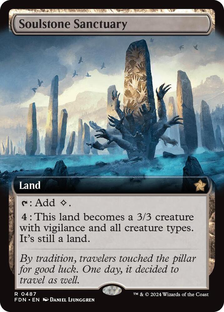 Soulstone Sanctuary (Extended Art) - Foundations (FDN) NM *FOIL*