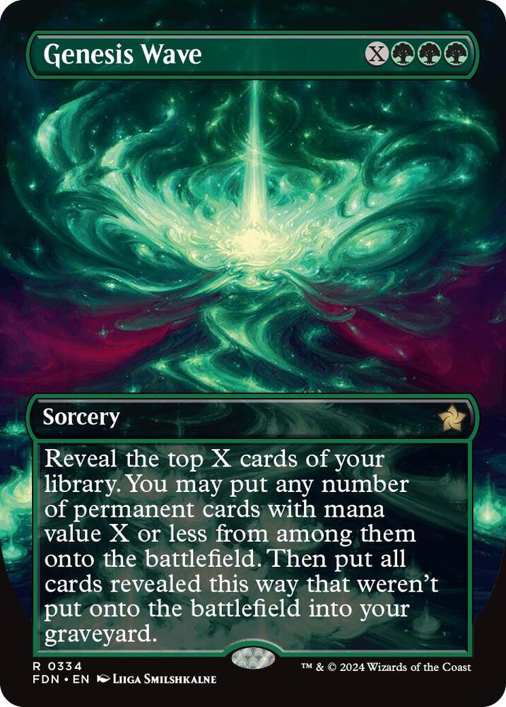 Genesis Wave (Borderless) - Foundations (FDN) NM