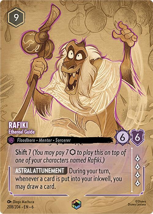 Rafiki - Ethereal Guide (Enchanted) - Azurite Sea (6) NM *FOIL*
