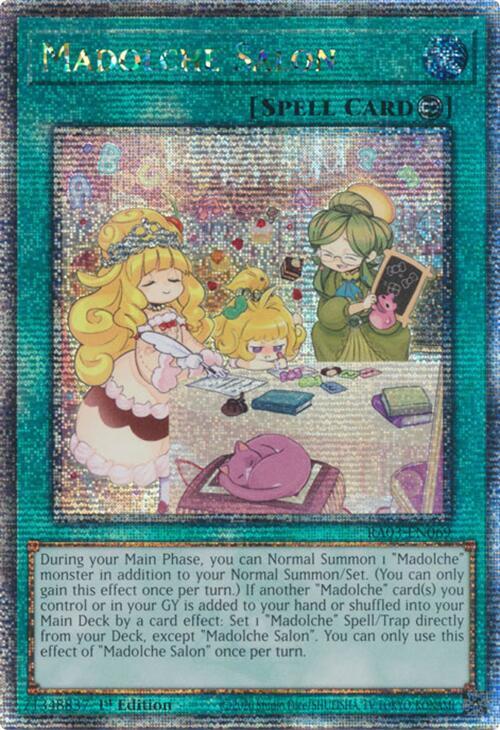 Madolche Salon (Quarter Century Secret Rare) - Quarter Century Bonanza (RA03) NM