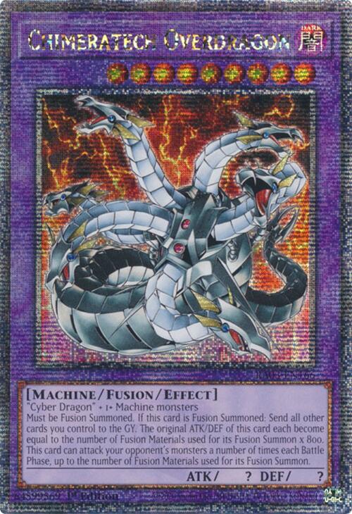 Chimeratech Overdragon (Quarter Century Secret Rare) - Quarter Century Bonanza (RA03) NM