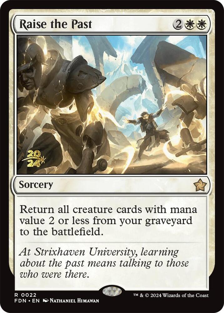 Raise the Past - Prerelease Cards (PRE) NM *FOIL*