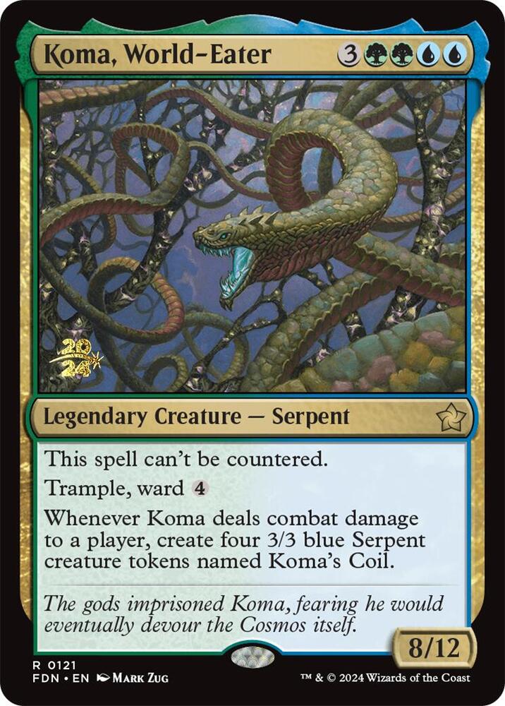 Koma, World-Eater - Prerelease Cards (PRE) NM *FOIL*