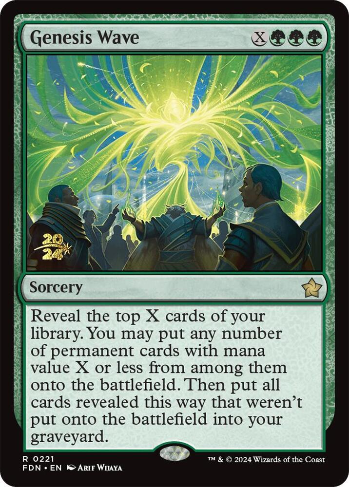 Genesis Wave - Prerelease Cards (PRE) NM *FOIL*