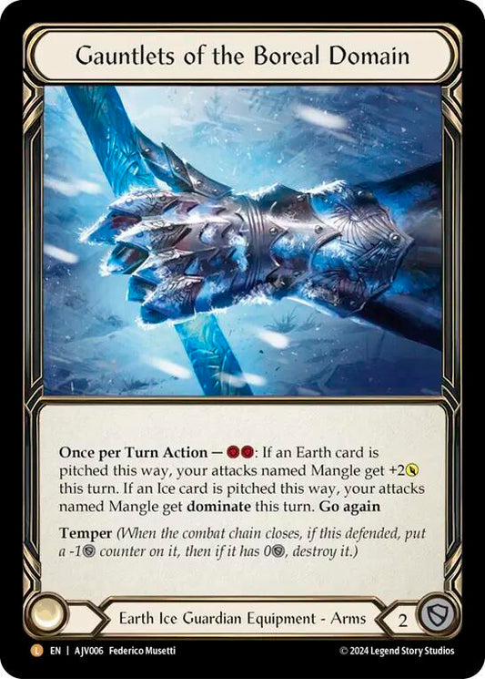 Gauntlets of the Boreal Domain - Armory Deck: Jarl Vetreidi Rainbow Foil NM