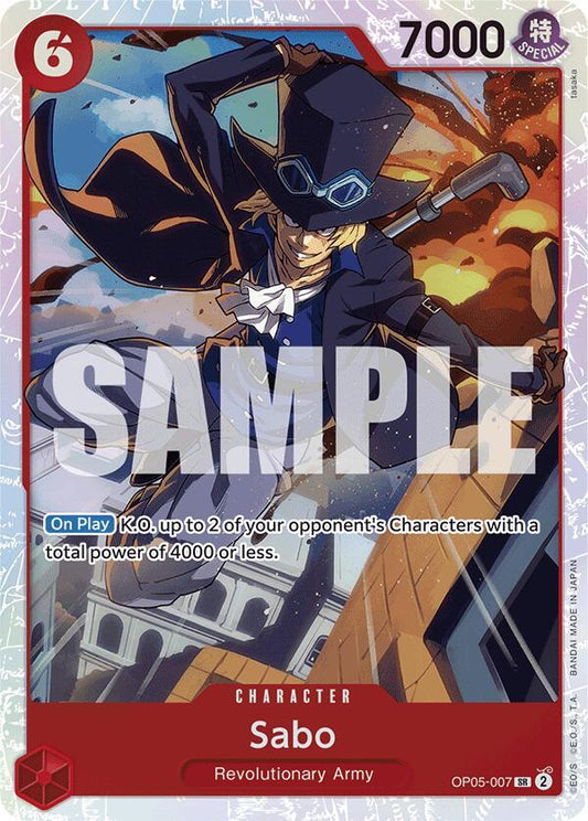 Sabo (OP05-007) (Reprint) - Premium Booster -The Best- (PRB-01) NM *FOIL*