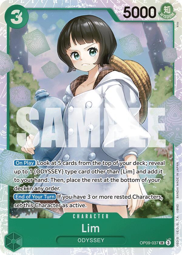 Lim (037) - Emperors in the New World (OP09) NM *FOIL*