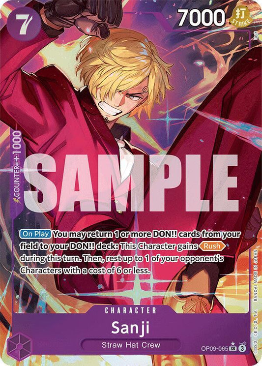 Sanji (065) (Parallel) - Emperors in the New World (OP09) NM *FOIL*