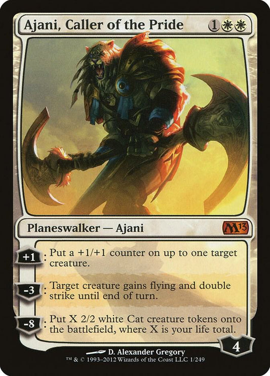 Ajani, Caller of the Pride - Magic 2013 (M13) (M13) NM *FOIL*