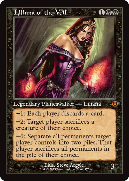 Liliana of the Veil (Retro Frame) - Innistrad Remastered (INR) NM