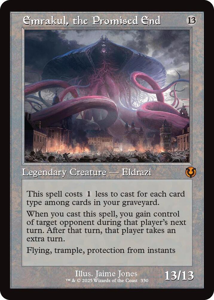 Emrakul, the Promised End (Retro Frame) - Innistrad Remastered (INR) NM *FOIL*
