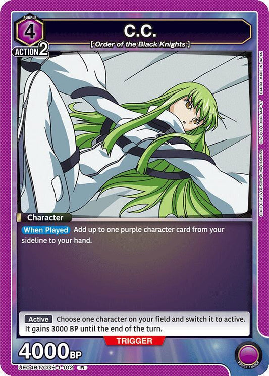 C.C. (102) - UE04BT: CODE GEASS: Lelouch of the Rebellion (UE04BT) NM *FOIL*