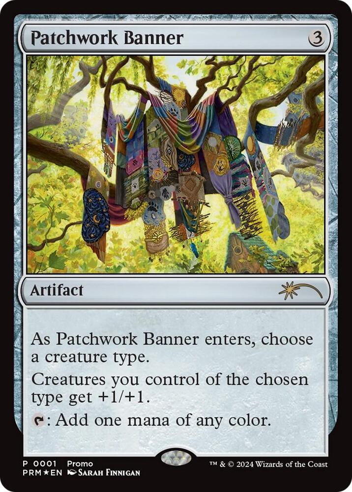 Patchwork Banner - Media Promos (MEDIA) NM *FOIL*