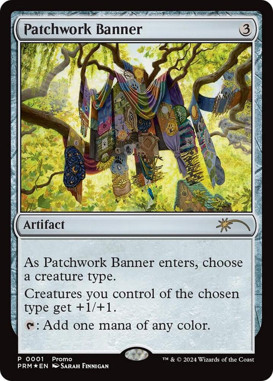 Patchwork Banner - Media Promos (MEDIA) NM *FOIL*