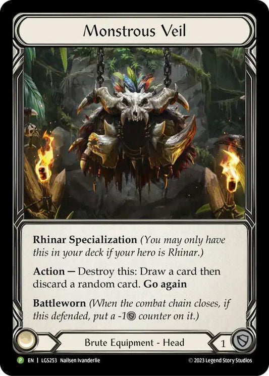 Monstrous Veil - LGS253 - Flesh and Blood: Promo Cards (PR) LP *Cold Foil*