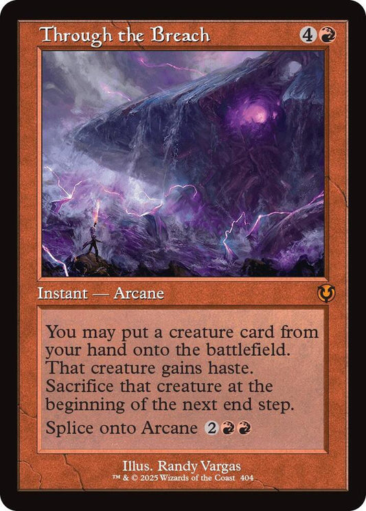 Through the Breach (Retro Frame) - Innistrad Remastered (INR) NM *FOIL*