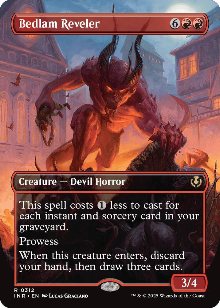 Bedlam Reveler (Borderless) - Innistrad Remastered (INR) LP