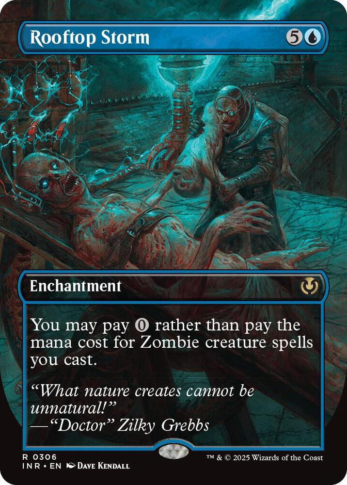 Rooftop Storm (Borderless) - Innistrad Remastered (INR) NM