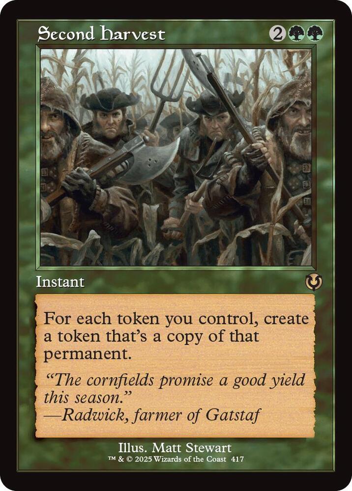 Second Harvest (Retro Frame) - Innistrad Remastered (INR) NM