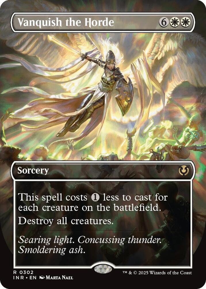 Vanquish the Horde (Borderless) - Innistrad Remastered (INR) NM *FOIL*