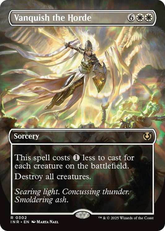 Vanquish the Horde (Borderless) - Innistrad Remastered (INR) NM *FOIL*