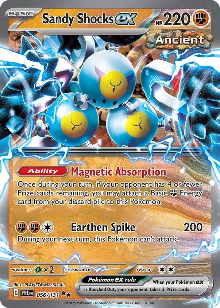 Sandy Shocks ex - 056/131 - SV: Prismatic Evolutions (PRE) NM *FOIL*