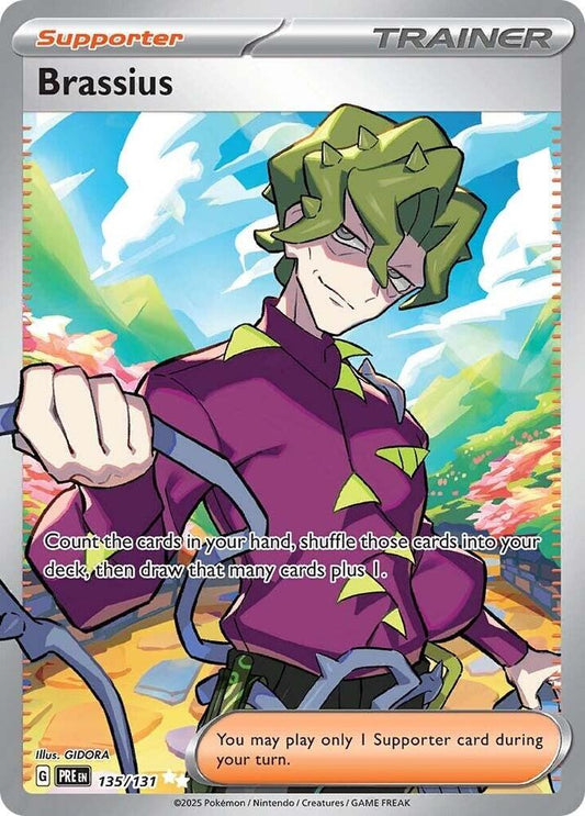 Brassius - SV: Prismatic Evolutions (PRE) NM *FOIL*