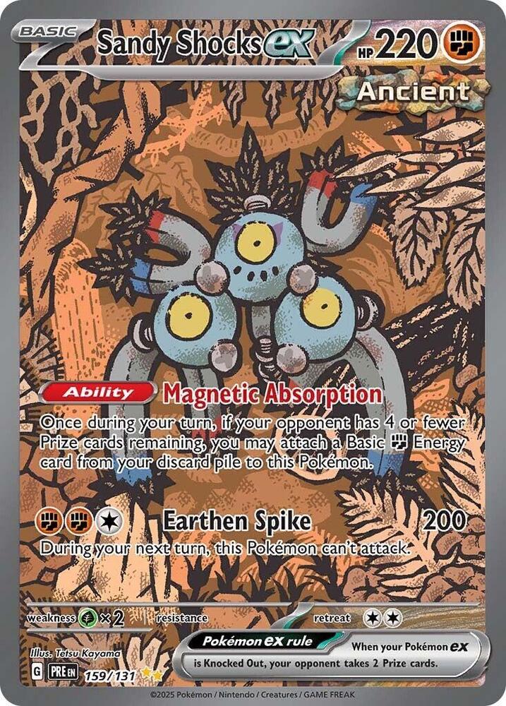 Sandy Shocks ex - 159/131 - SV: Prismatic Evolutions (PRE) NM *FOIL*