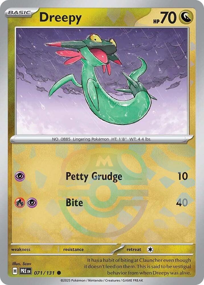Dreepy (Master Ball Pattern) - SV: Prismatic Evolutions (PRE) NM