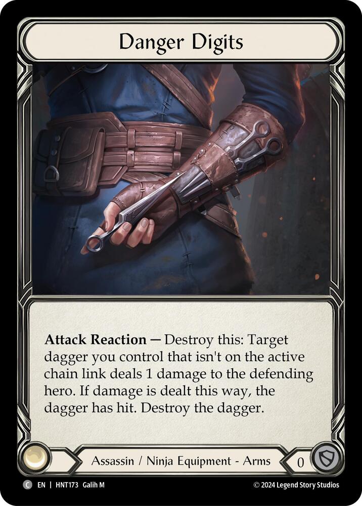 Danger Digits - The Hunted NM *Cold Foil*