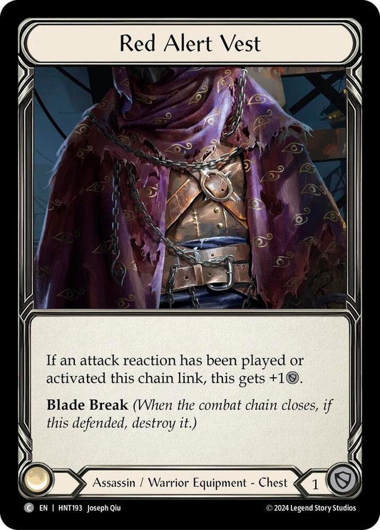 Red Alert Vest - The Hunted NM *Cold Foil*