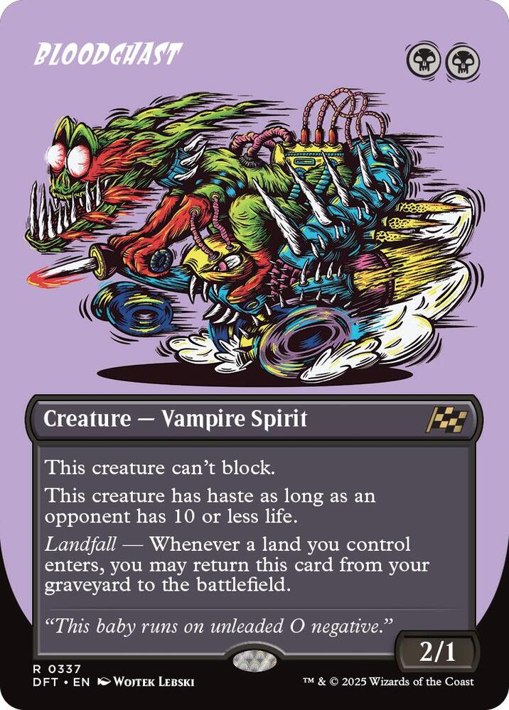 Bloodghast (Borderless) - Aetherdrift (DFT) NM *FOIL*