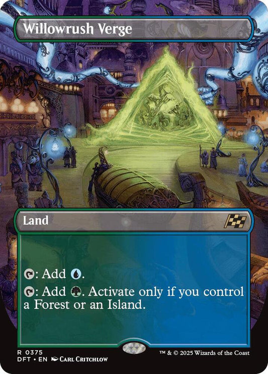 Willowrush Verge (Borderless) - Aetherdrift (DFT) NM