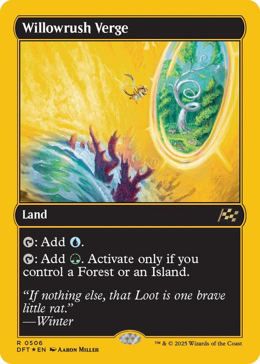 Willowrush Verge (First-Place Foil) - Aetherdrift (DFT) NM *FOIL*