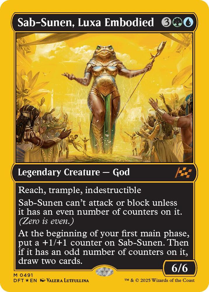 Sab-Sunen, Luxa Embodied (First-Place Foil) - Aetherdrift (DFT) NM *FOIL*